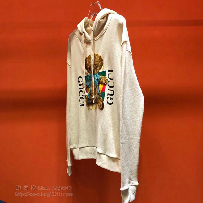 Gucci男裝 19-20FW新款 古奇重工刺繡連帽衛衣 最高品質 男女同款 男士秋季新款單品  tzy2299